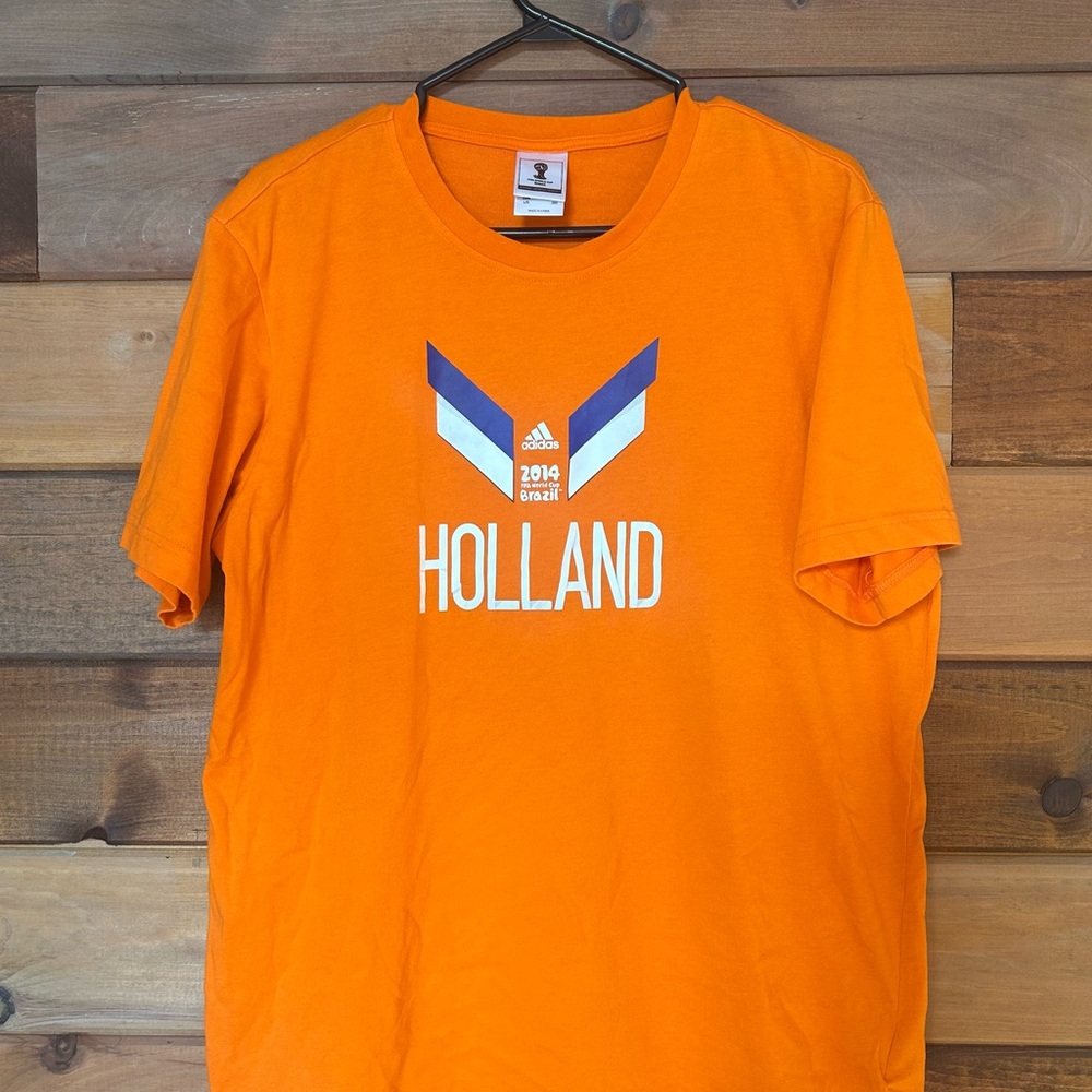 Adidas Men’s Holland 2014 World Cup T-Shirt - Men’s Large